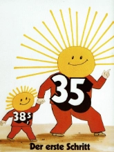 1984 Plakat 38,5-Stunden