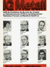 Telefunken BR-Wahl 1978 Arbeiter