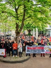 Dritte Verhandlung im KFZ-Gewerbe gestartet: 800 Beschäftigte zeigen Arbeitgeber rote Karte!