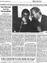 1996 Tarifabschluss Lohnfortzahlung HAZ