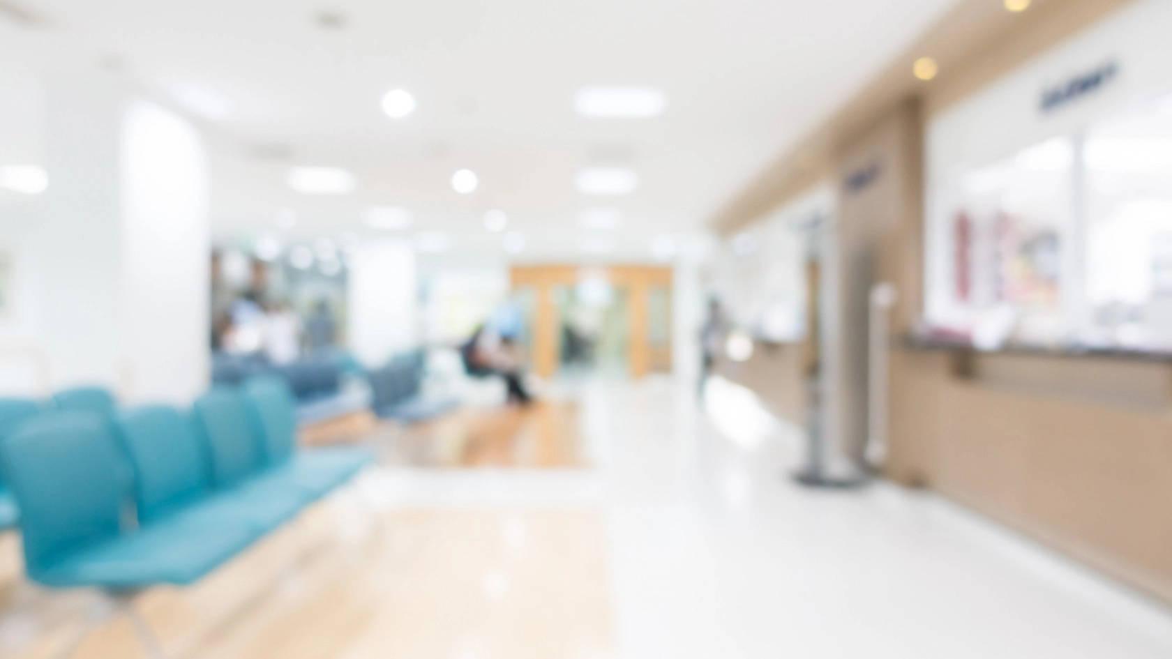 Wartezimmer Gesundheit verschwommen