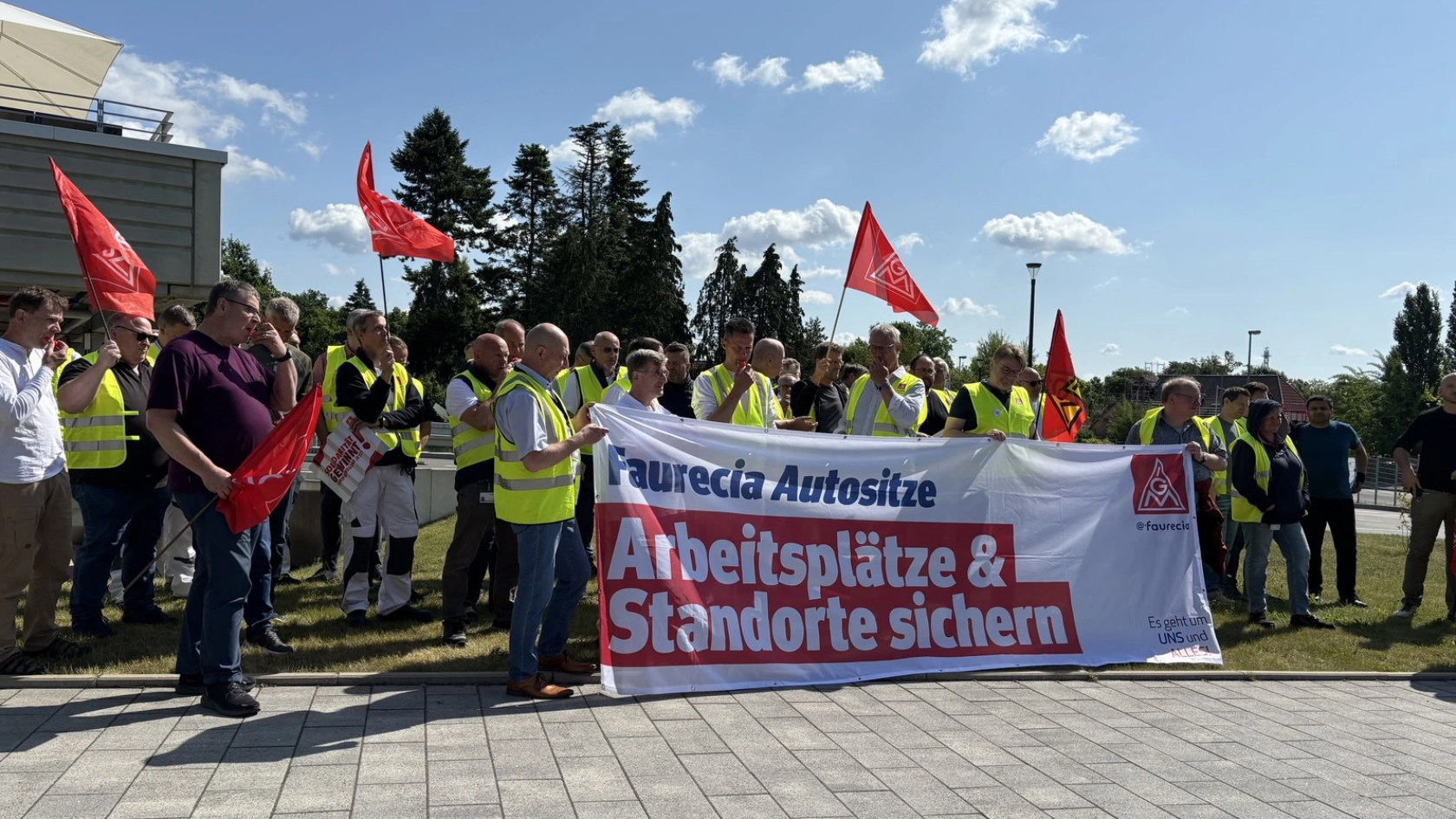 Warnstreik bei Faurecia am 3.6.2025