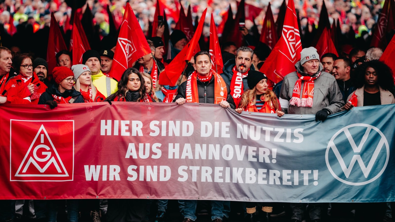 Aktion bei Volkswagen Nutzfahrzeuge am 2.12.2024