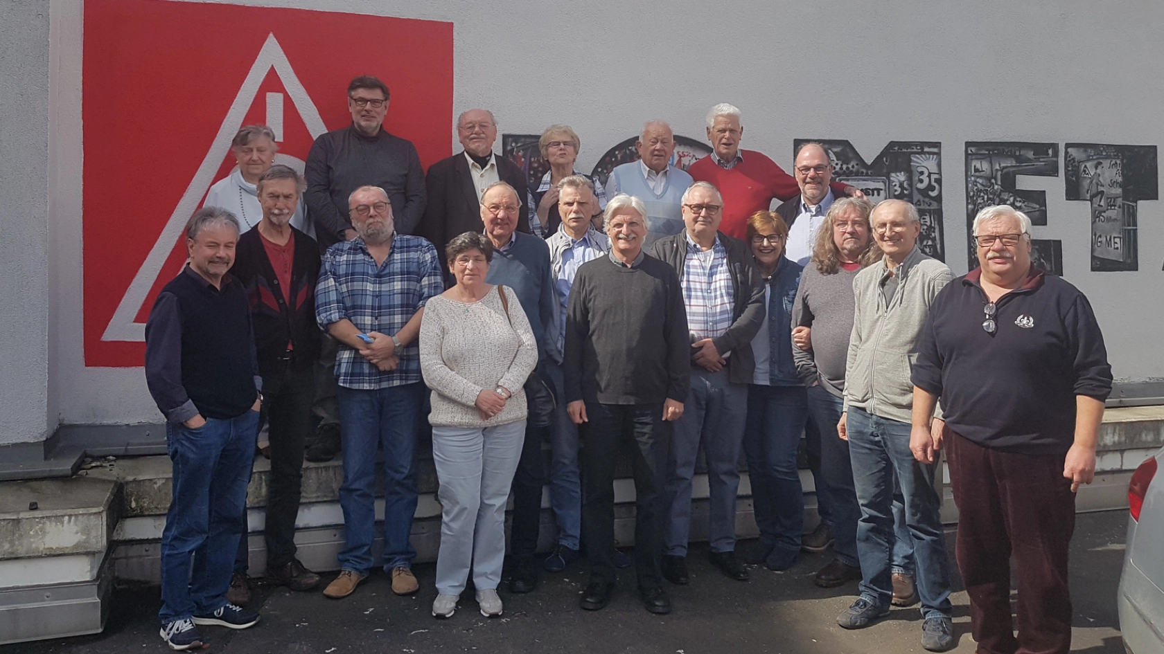 Gründungsmitglieder des Arbeitskreises "Außerbetriebliche Gewerkschaftsarbeit"