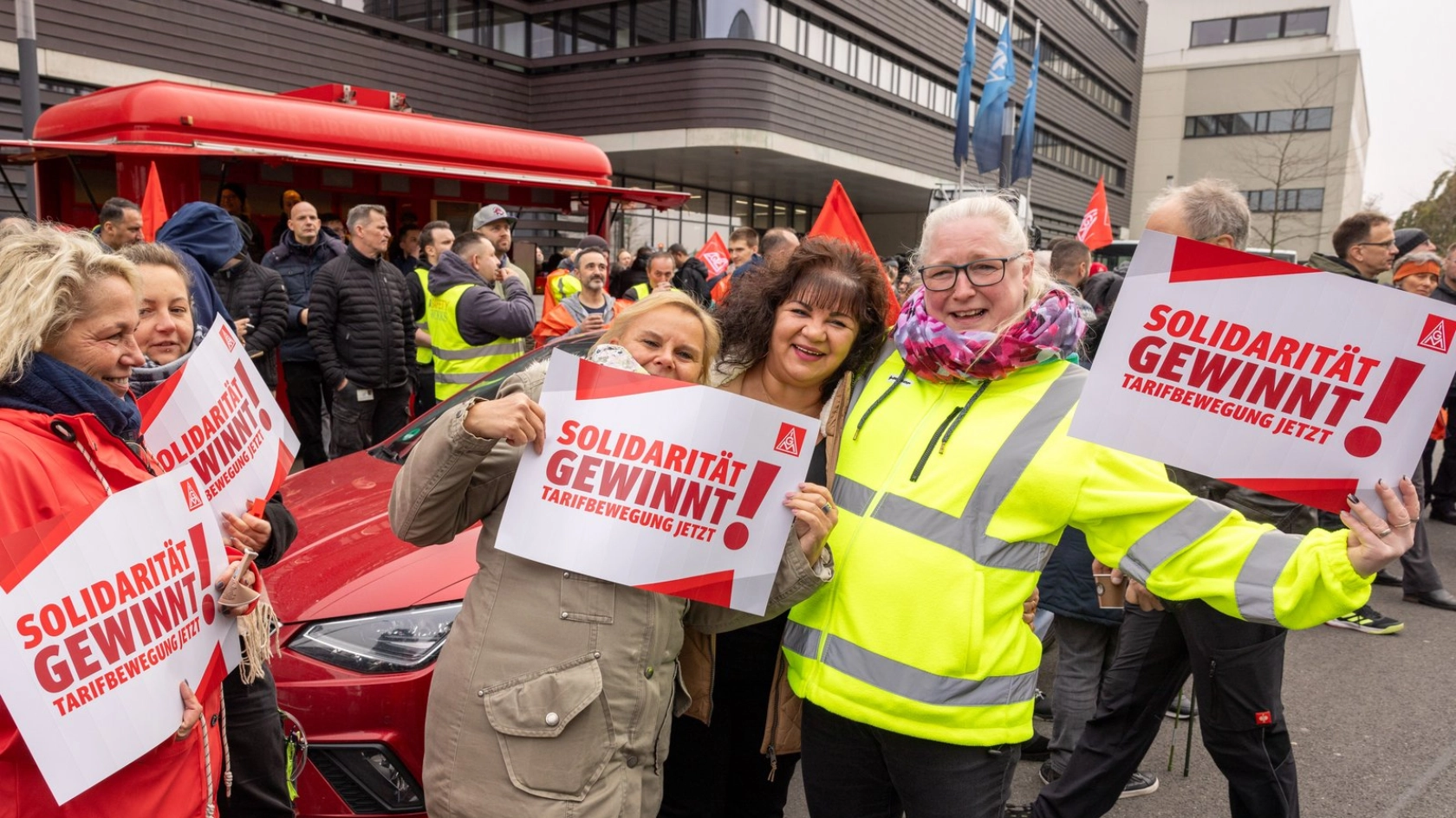 Warnstreik bei ZF Wabco