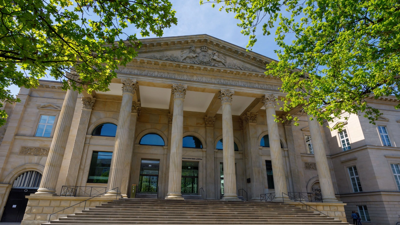 Niedersaechsischer Landtag in Hannover: Aussenansicht