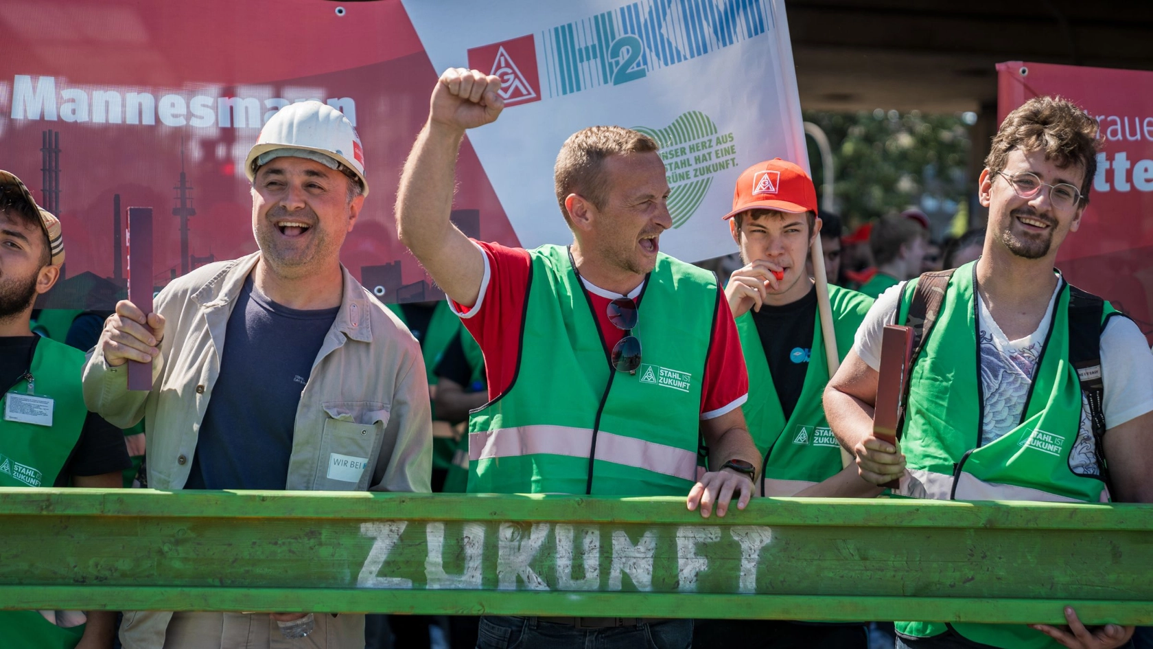 Stahl-Aktionstag am 14.6.2023 in Duisburg