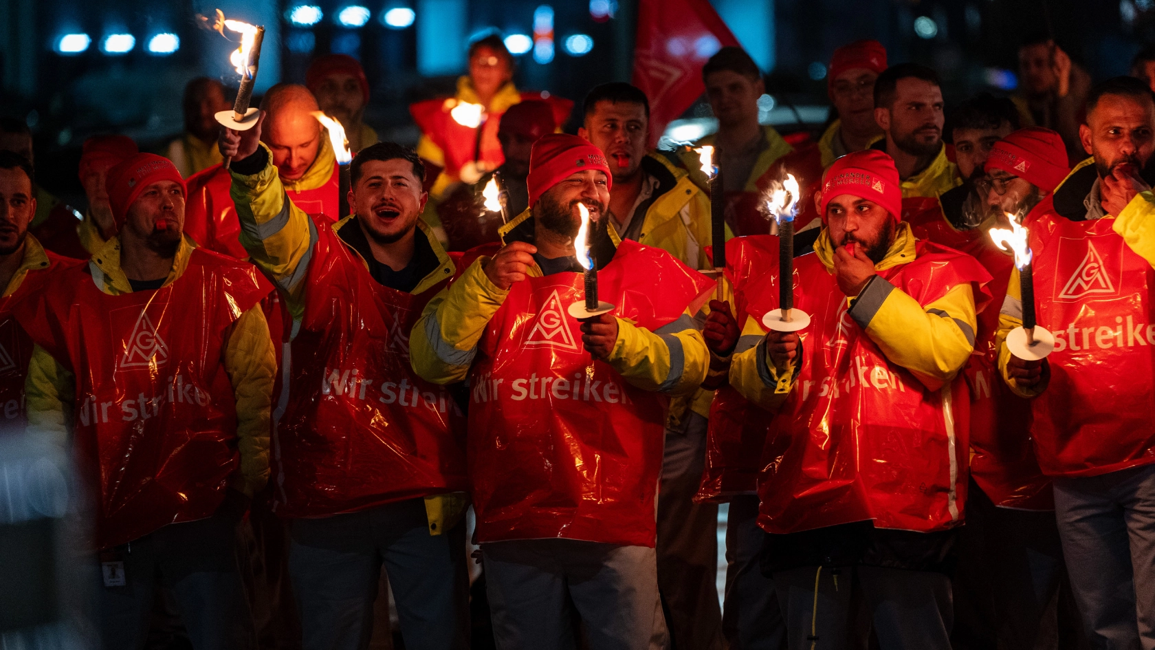 Warnstreik bei Clarios in Hannover