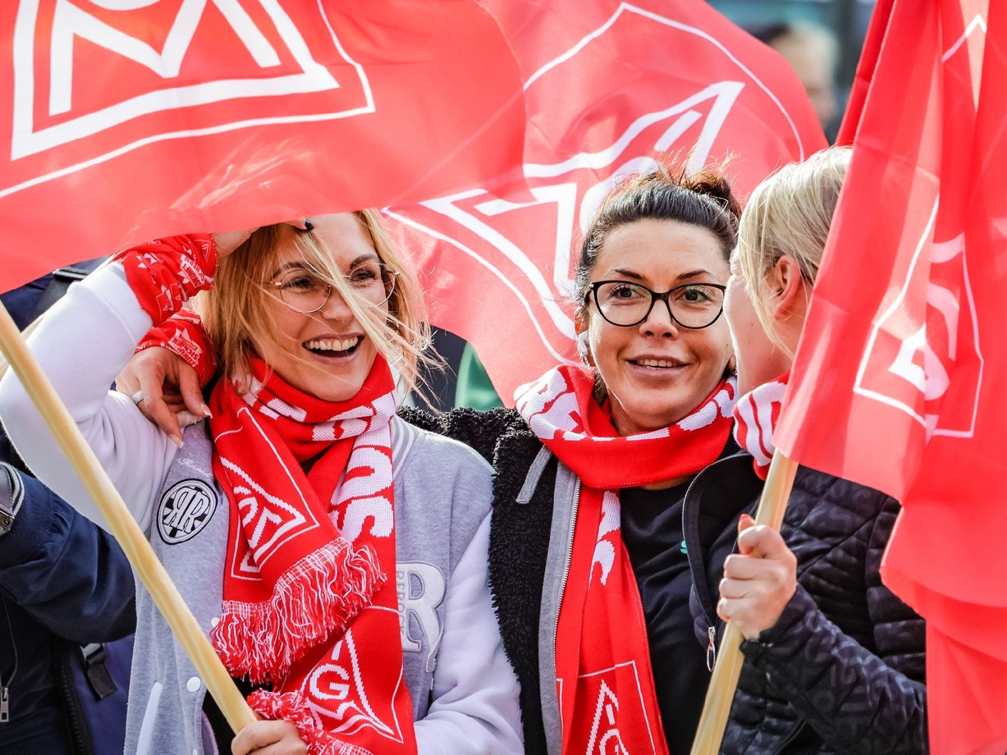 Frauen, Demo, IG Metall