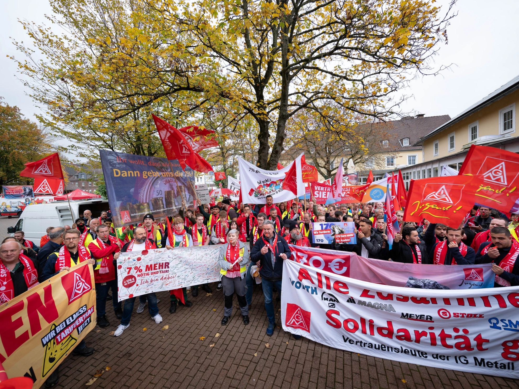Kundgebung Metall-und Elektro