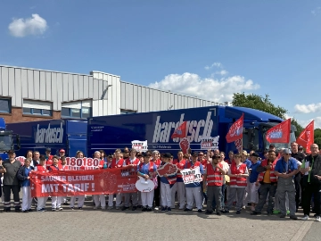 Warnstreik Textile Dienste