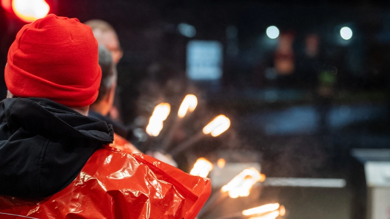 Warnstreik bei Clarios in Hannover