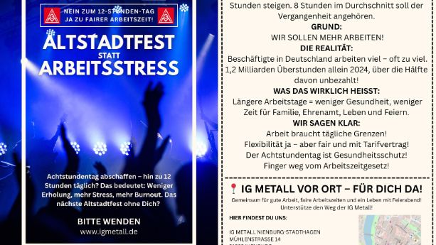 Altstadtfest statt Arbeitsstress